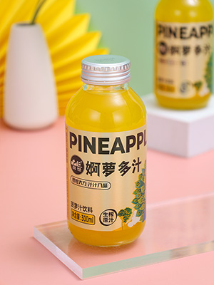 300ml 小胖瓶、豆奶瓶菠蘿汁