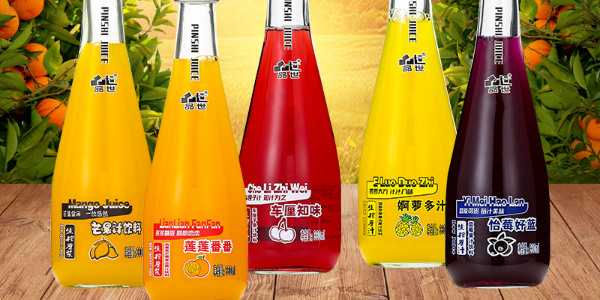 覆蓋熱門口味，品世水滴瓶玻璃瓶果汁必將風靡餐桌！